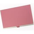 Visol Red Cover Aluminum Business Card Case V108BR